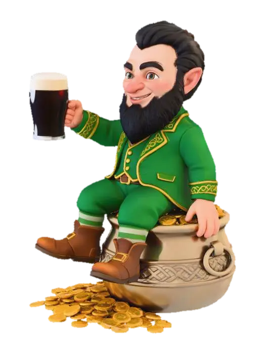 Leprechaun's Brew 3D model, vytvořený pomocí AI