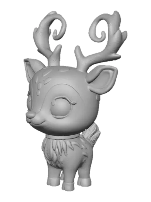 3D model for Whimsical Deerling, #Thanksgiving#