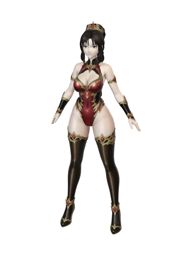 3D model for Crimson Empress