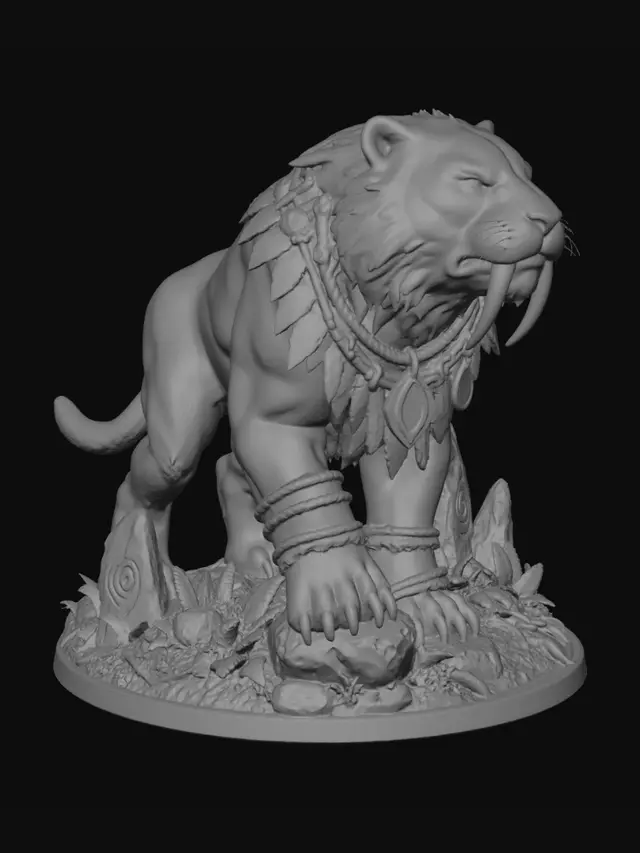 3D model for Runic Sabertooth