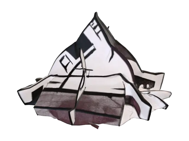 Shattered Paper Plane - Fragment का AI द्वारा बनाया गया 3D मॉडल