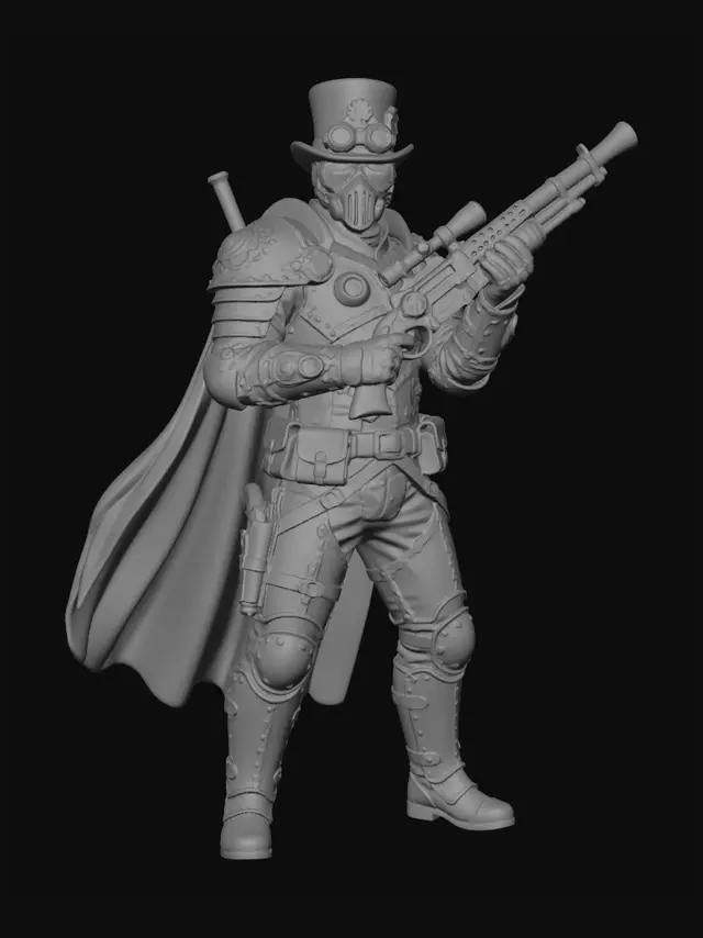 3D model for Bronze Clockwork Warrior