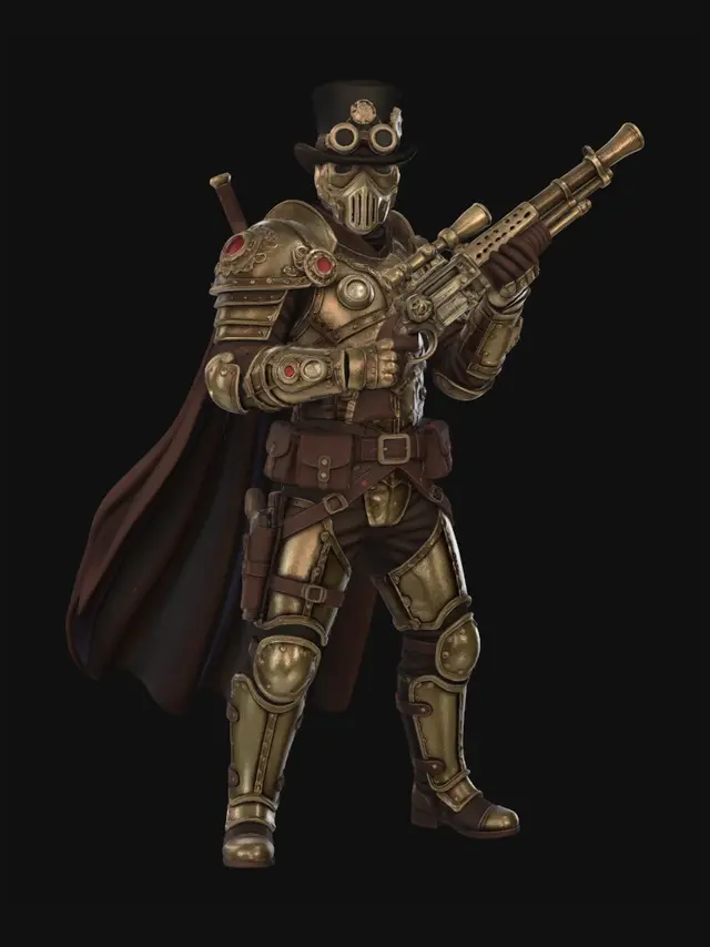 3D model for Bronze Clockwork Warrior