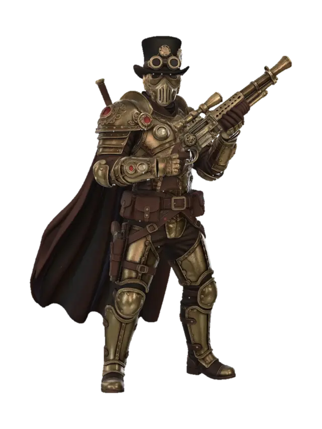 3D model for Bronze Clockwork Warrior