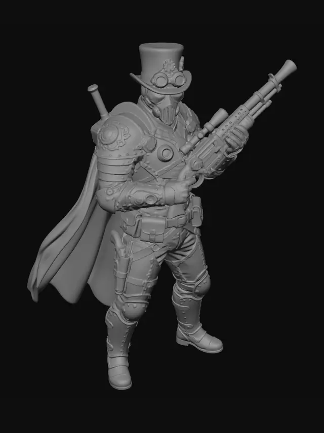 3D model for Bronze Clockwork Warrior