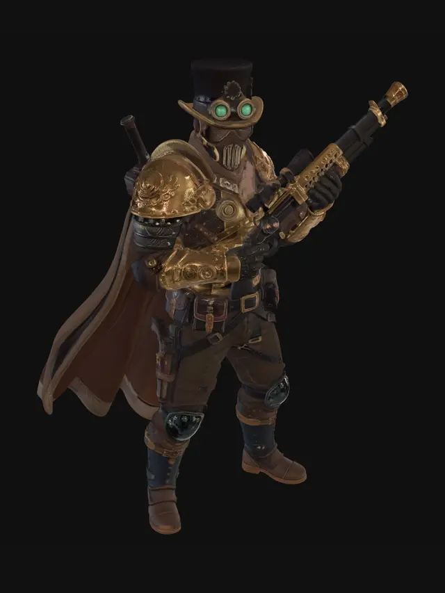 3D model for Bronze Clockwork Warrior