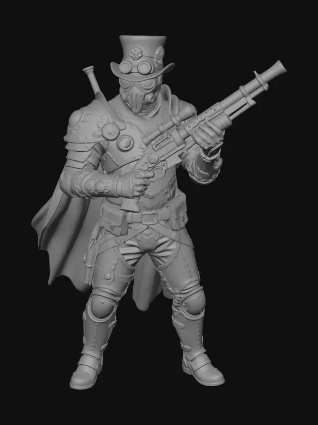 3D model for Brass Sentinel