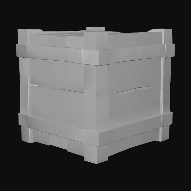 3D model for Wooden Crate