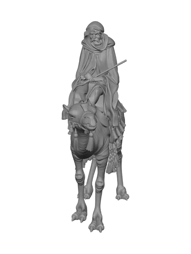 3D model for Desert Nomad on Camel