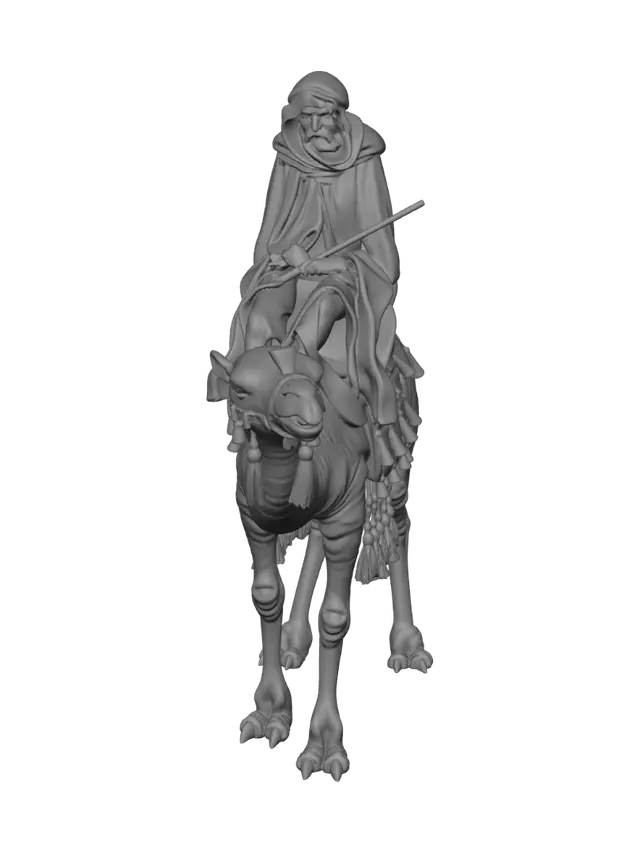 3D model for Desert Nomad on Camel