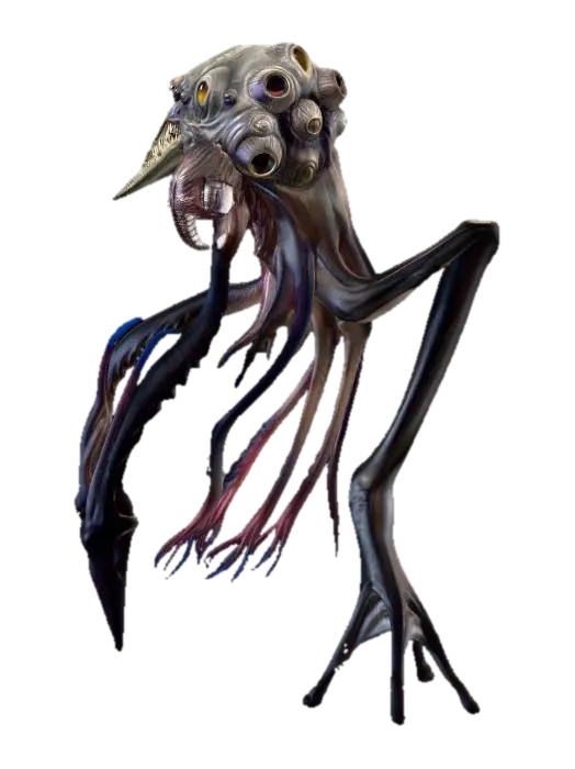 Abyssal Strider - Aberrant 3D model, vytvořený pomocí AI