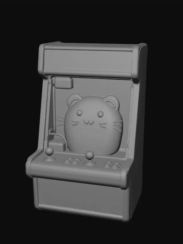 3D model for Monster Battle Arcade at KumaGO Bridge