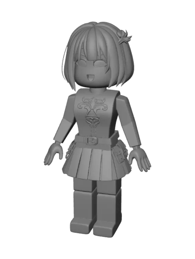 3D model for Crimson Ribbon Adventurer