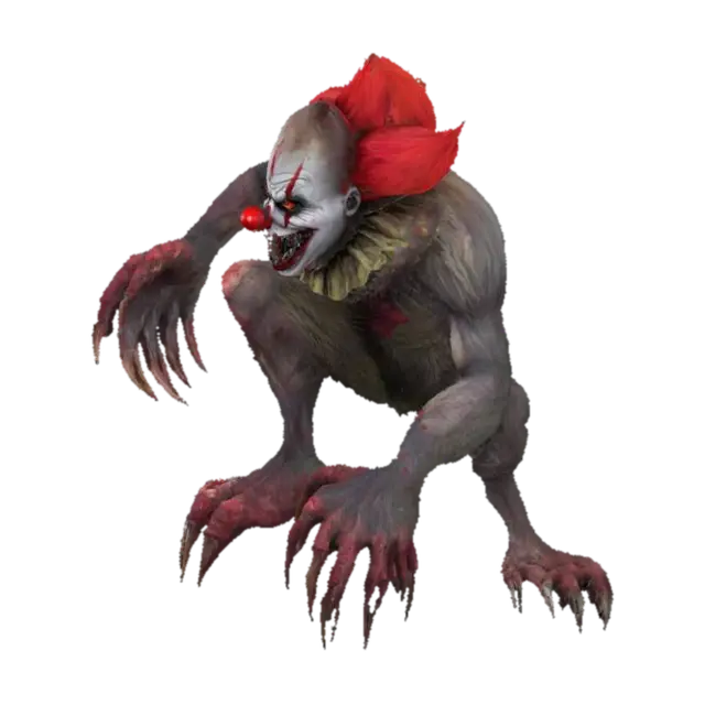Moonlit Menace - It 3D model, vytvořený pomocí AI