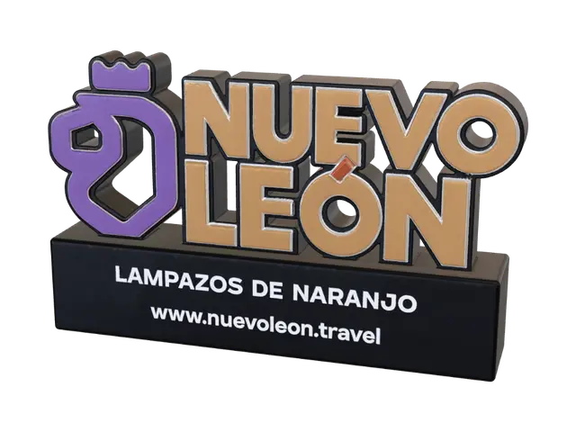 3D model for Nuevo León Travel Logo