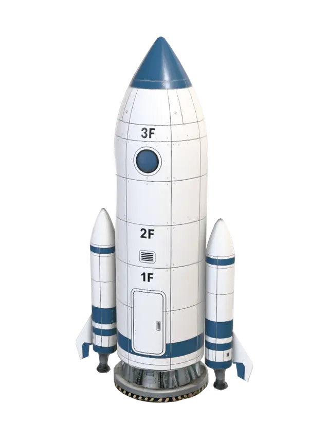 3D model for 3F Rocket