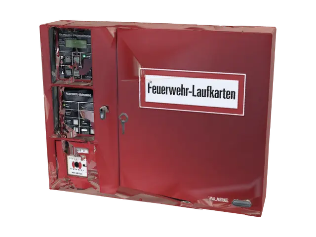 Feuerwehr-Laufkarten - Texas 3D model, vytvořený pomocí AI