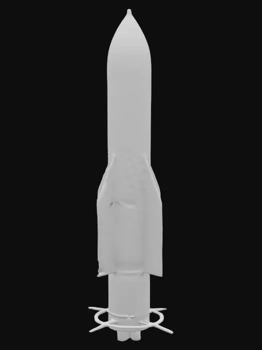 3D model for Finned Cylinder