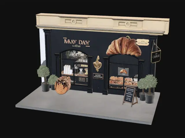 3D model for May Day Coffee