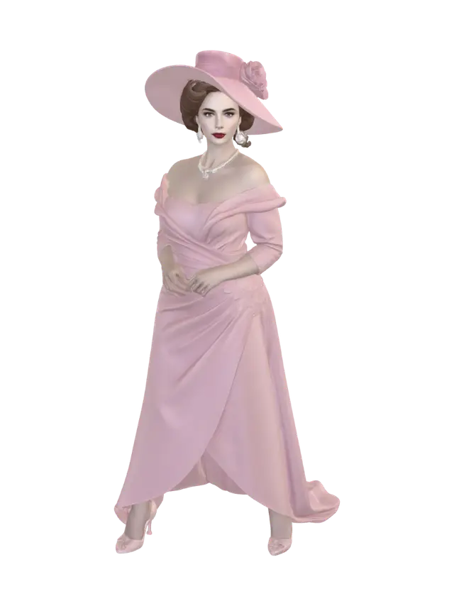 3D model for Pink Elegance