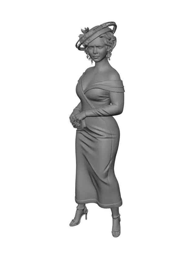 3D model for Elegance in Silver