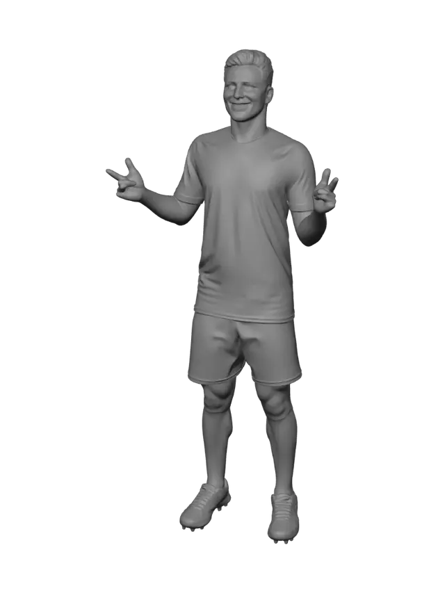 3D model for Argentina Jersey Portrait