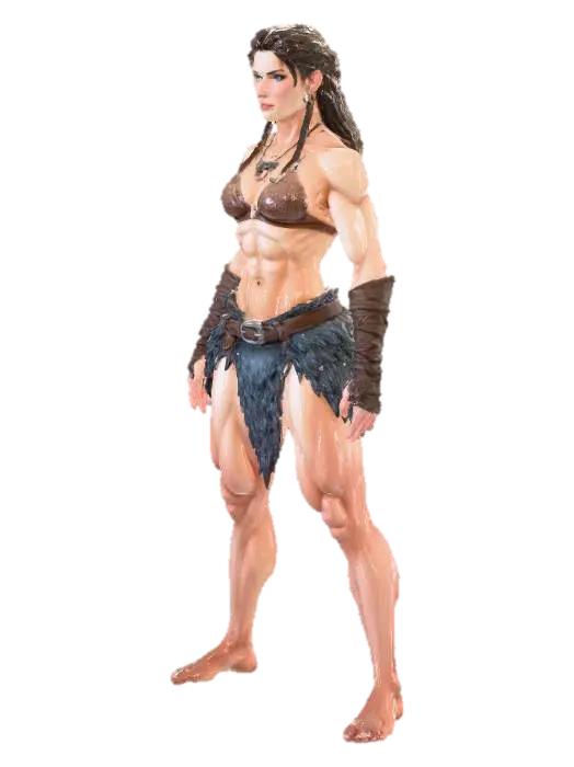Warrior of the Mountains - Pretty 3D model, vytvořený pomocí AI