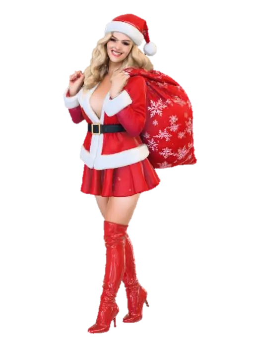 Winter Wonderland Santa - Cheerful 3D model, vytvořený pomocí AI