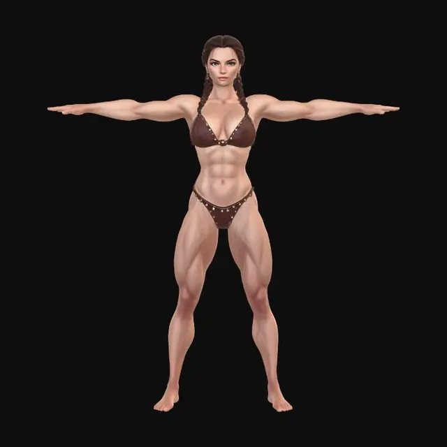 3D model for Village Warrior