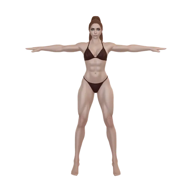Iron Physique - Pretty 3D model, vytvořený pomocí AI