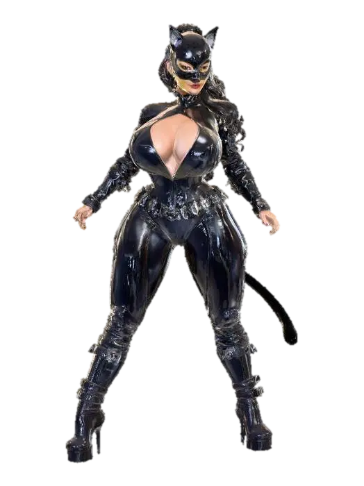 Cat Noir Enigma 3D model, vytvořený pomocí AI