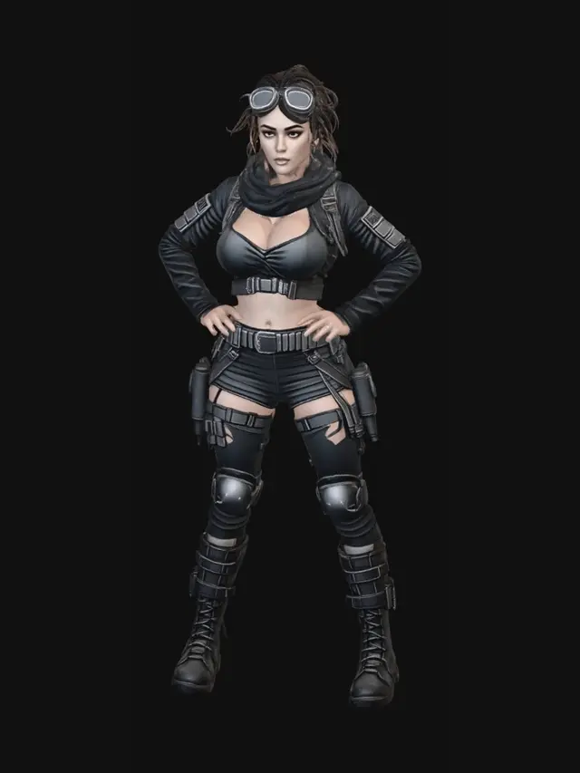 3D model for Wasteland Warrior