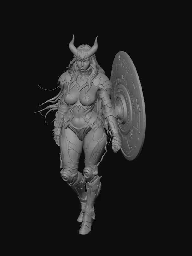 3D model for Cyber Valkyrie