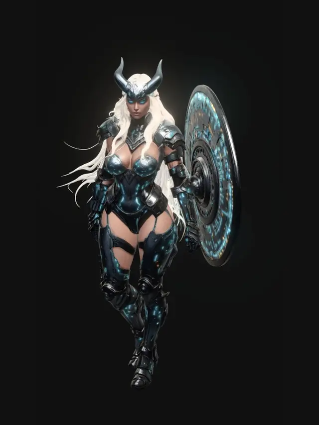 3D model for Cyber Valkyrie