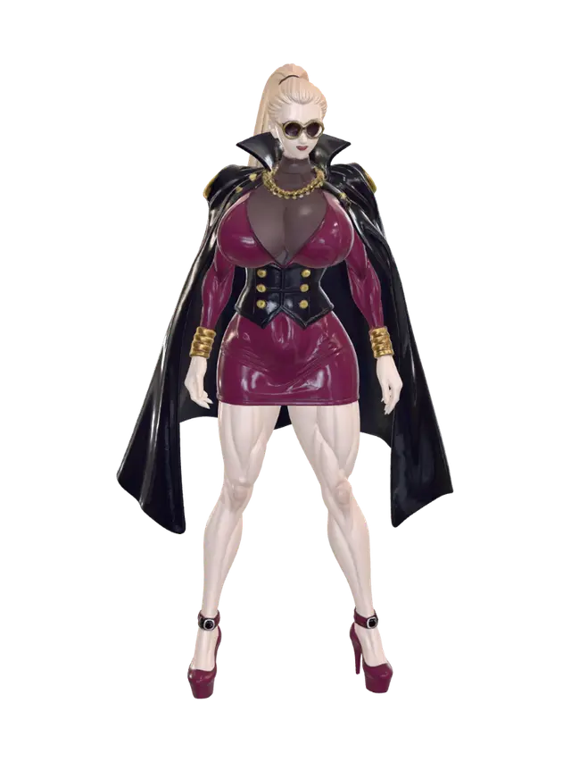 Velvet Power Model - Sunglasses 3D model, vytvořený pomocí AI