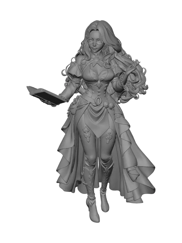 3D model for Moonlit Archivist