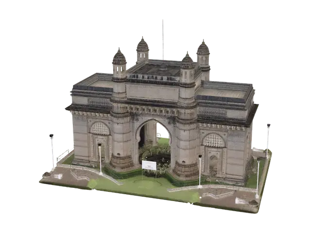 3D model for Gateway of India