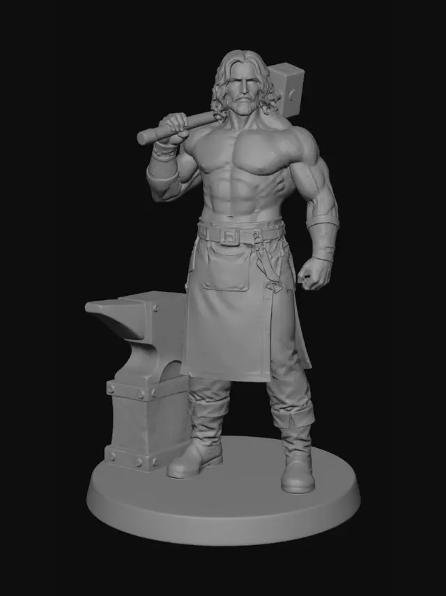 3D model for Ironhammer the Blacksmith