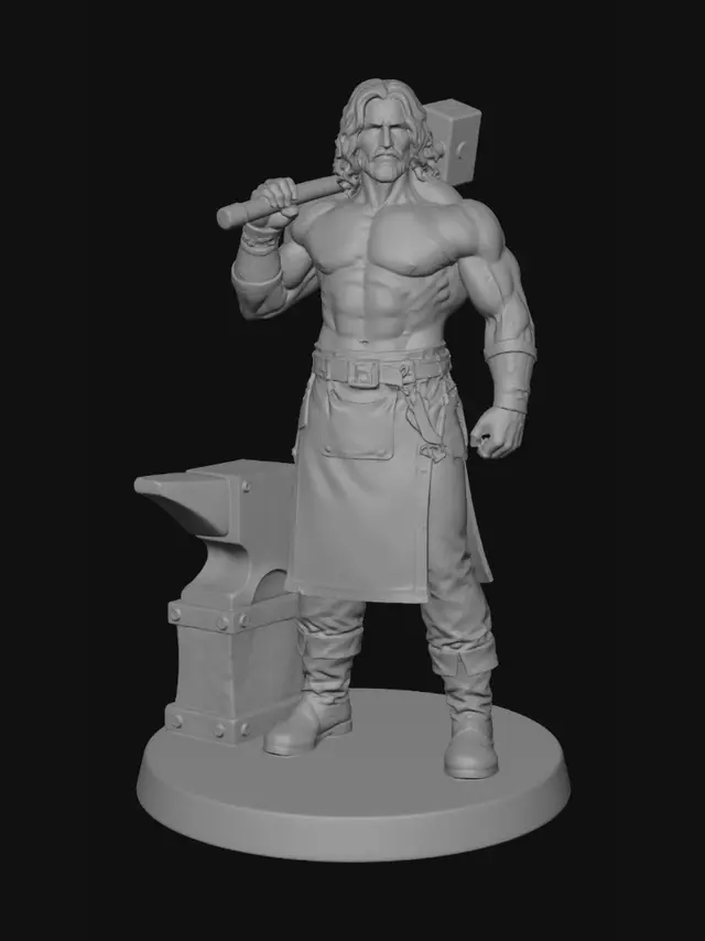 3D model for Ironhammer the Blacksmith