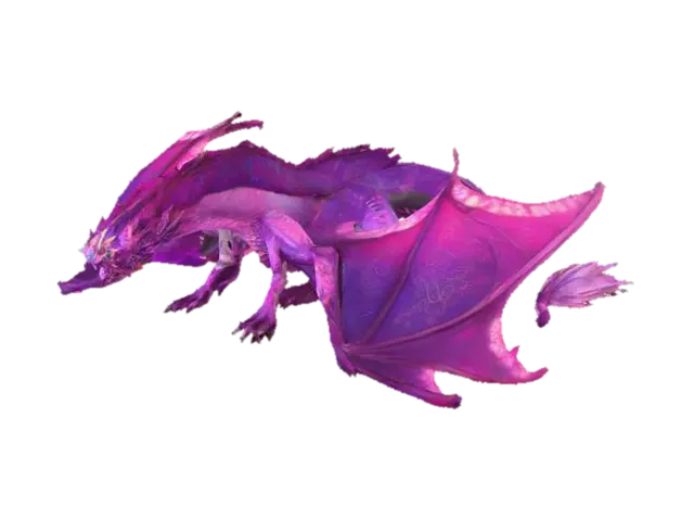 Modello 3D Mystic Aether Dragon, generato dall’IA