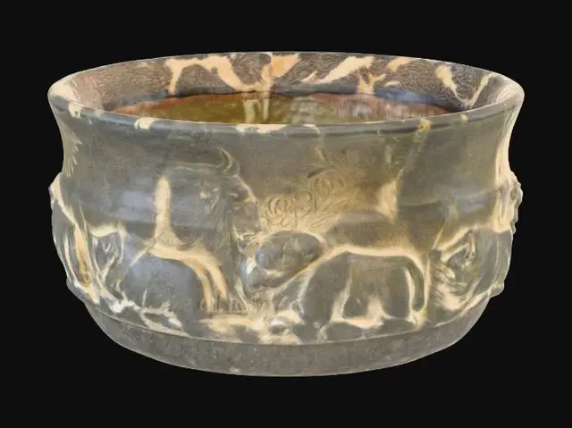 3D model for Ancient Carved Stone Bowl