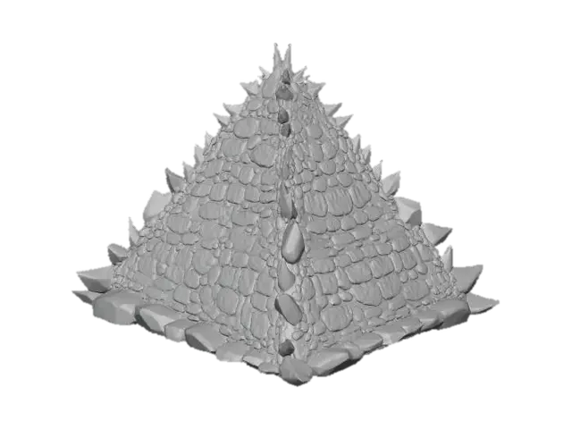 3D model for Spiky Pyramid