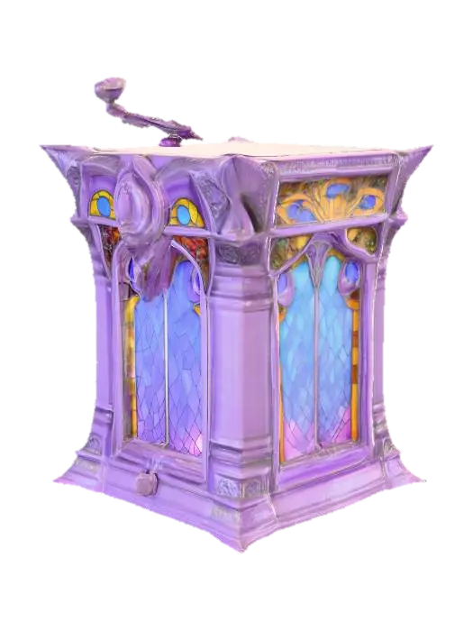 Mystic Lantern - Framework 的 AI 生成 3D 模型