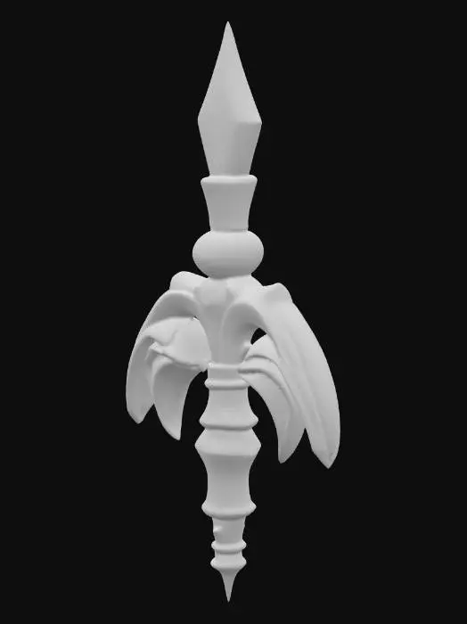 3D model for Golden Spearhead Emblem