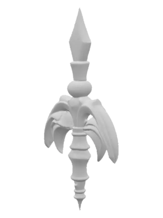 3D model for Golden Spearhead Emblem