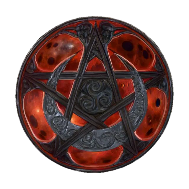 3D model for Celtic Pentacle Emblem