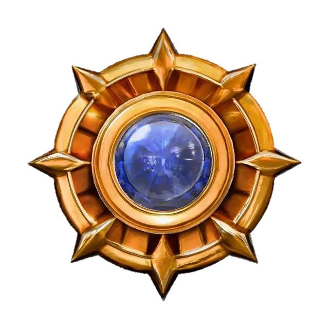 3D model for Sapphire Sunburst Emblem