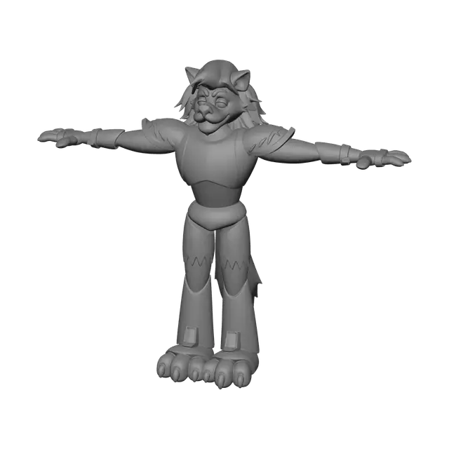 3D model for Glamrock Foxy