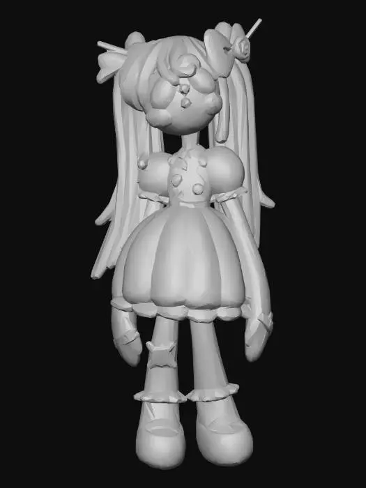 3D model for Pastel Sugar Skull Lolita