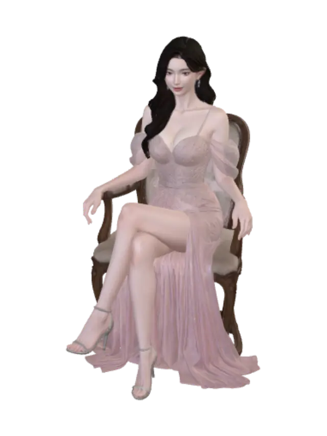3D model for Rosy Gala Evening